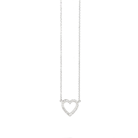 18ct Gold Dainty Diamond Heart