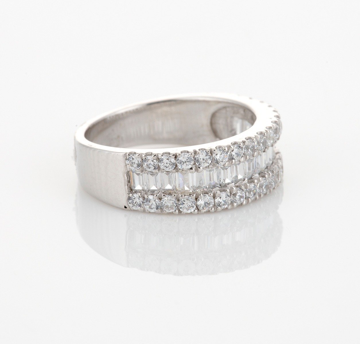 1ct Cathedral Ring - Sterling silver