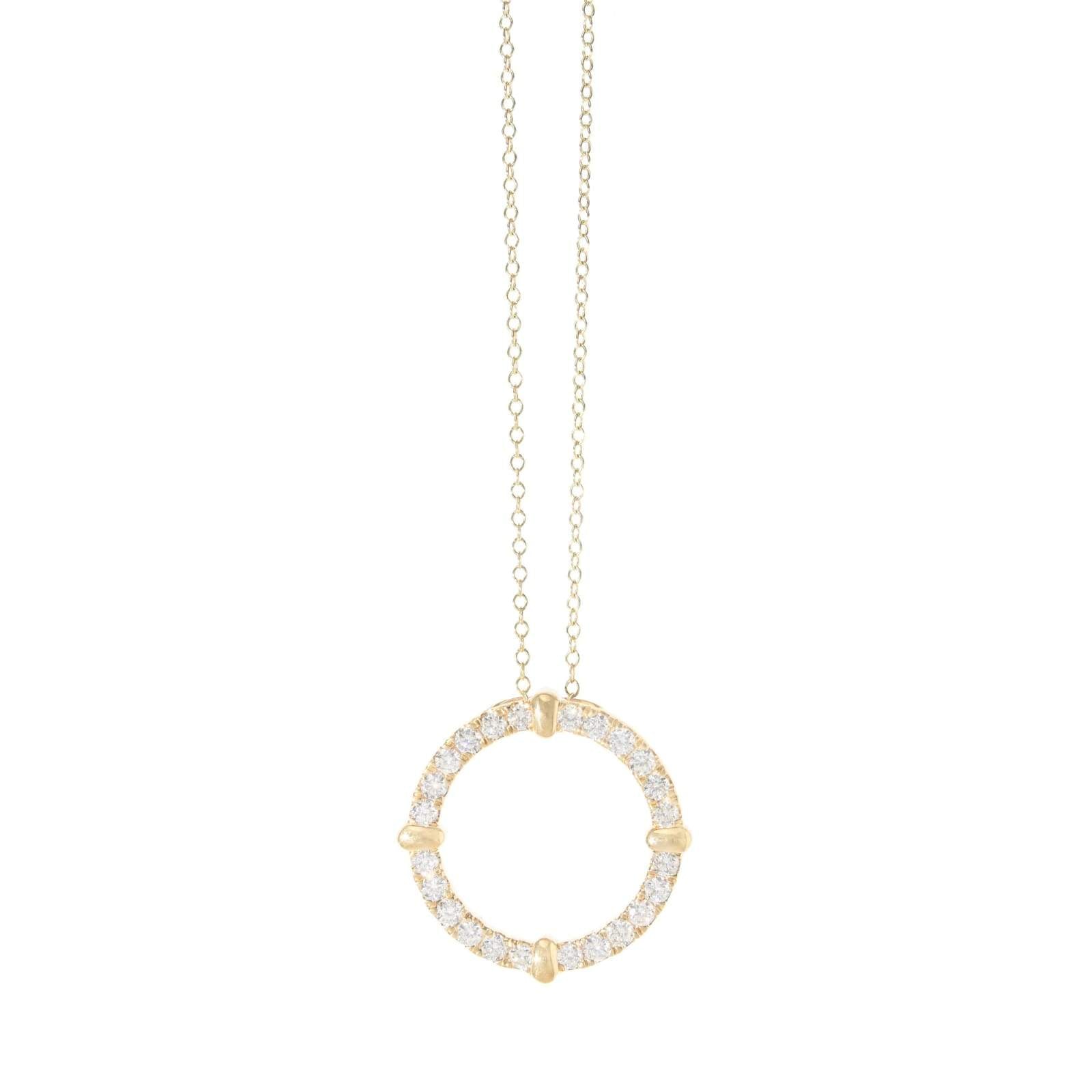 1ct Fancy Circle Of Life Necklace - 18ct Gold