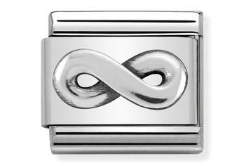 330101/21 CLASSIC SILVER OXIDIZED INFINITY