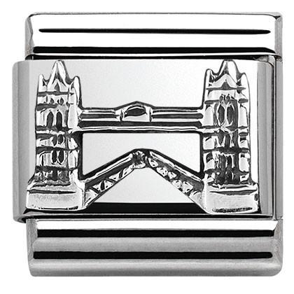 330105/10 Classic MONUMENTS RELIEF silver 925 Tower Bridge - SayItWithDiamonds.com