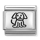 330109/52 Classic OXYDISED PLATES 2,S/steel,925 silver ,Family dog - SayItWithDiamonds.com