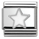330202/04 Classic S/steel, enamel, silver 925 White Star - SayItWithDiamonds.com