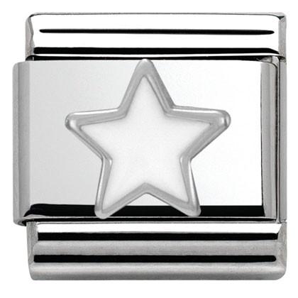 Nomination Classic White Star Link