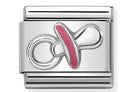 330202/39 CLASSIC SILVER & ENAMEL PINK DUMMY