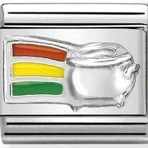 330204/15 Classic S/Steel,enamel,Sterling Silver Pot of Gold - SayItWithDiamonds.com