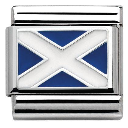 Classic FLAGS st.steel enam.sterling Scotland