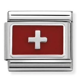 Classic Silvershine Switzerland Flag Link