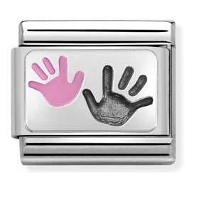Classic Hands Daughter & Parent Link