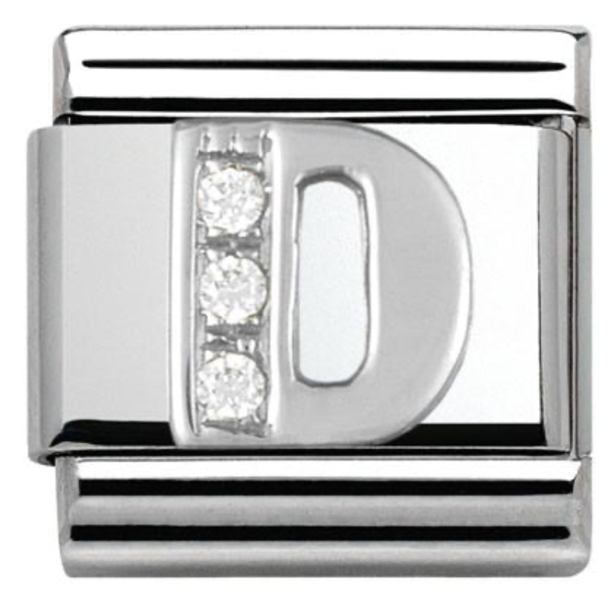 Classic Letter D CZ Link