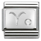 330302/01 Classic ZODIAC S/steel,CZ,925 silver Aries - SayItWithDiamonds.com
