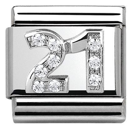 Classic Number 21 CZ Link