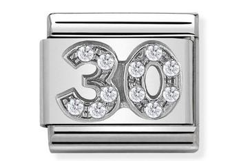 Classic CZ Number 30 Link