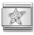 330304/25 Classic Silvershine Asymmetric Star - SayItWithDiamonds.com