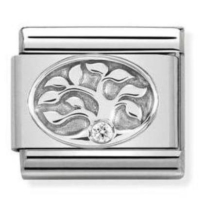 330311/10 Classic S/Steel,silver 925,CZ Tree of Life