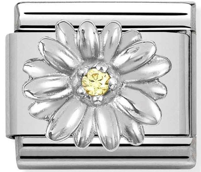 330311/13 Classic symbols S/Steel,silver 925,CZ.Daisy