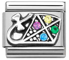 330323/03 SYMBOLS OX steel,Cz & silver 925 Kite