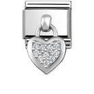 331800/ 01 Classic CHARMS stainless steel and silver 925 Heart - SayItWithDiamonds.com