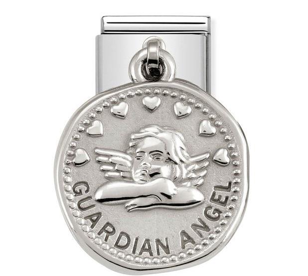 331804/21 Classic CHARMS WISHES steel & silver 925 Guardian Angel - SayItWithDiamonds.com