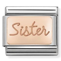 Nomination Classic Rose Gold Sister Link
