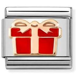 430202/07 Classic S/steel, enamel, Bonded Rose Gold RED gift box - SayItWithDiamonds.com