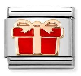 430202/07 Classic S/steel, enamel, Bonded Rose Gold RED gift box - SayItWithDiamonds.com