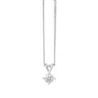 9ct Gold Diamond Pendant Necklace Claw set - SayItWithDiamonds.com