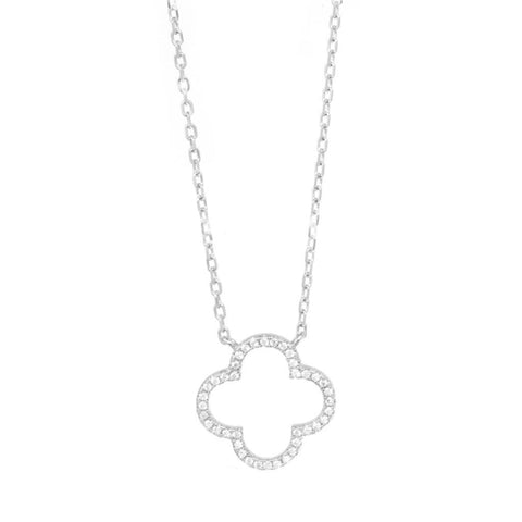 Love Flower Sterling Silver Necklace