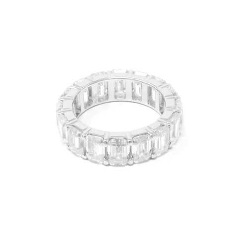 Moissanite Emerald Cut Band