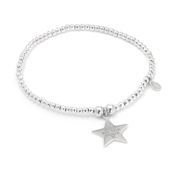 アクセサリー centimeter Star logo bracelet Gold Star Bracelet – La Lumiere New York