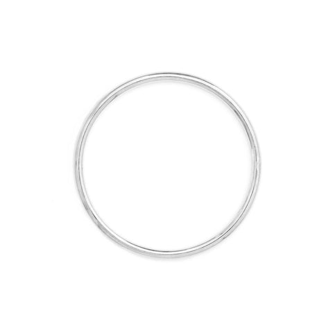 Sterling Silver Round Bangle